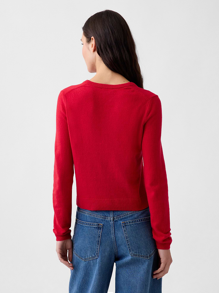 Image number 3 showing, CashSoft Crop Cardigan