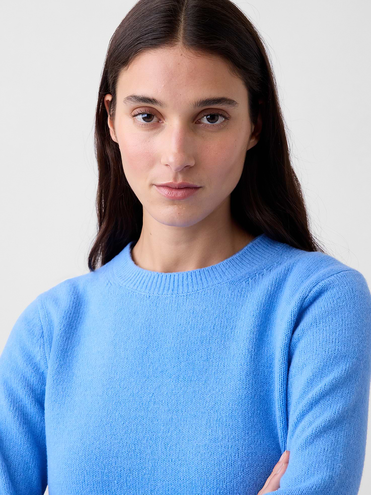 Image 4 of 5, CashSoft Crew Sweater