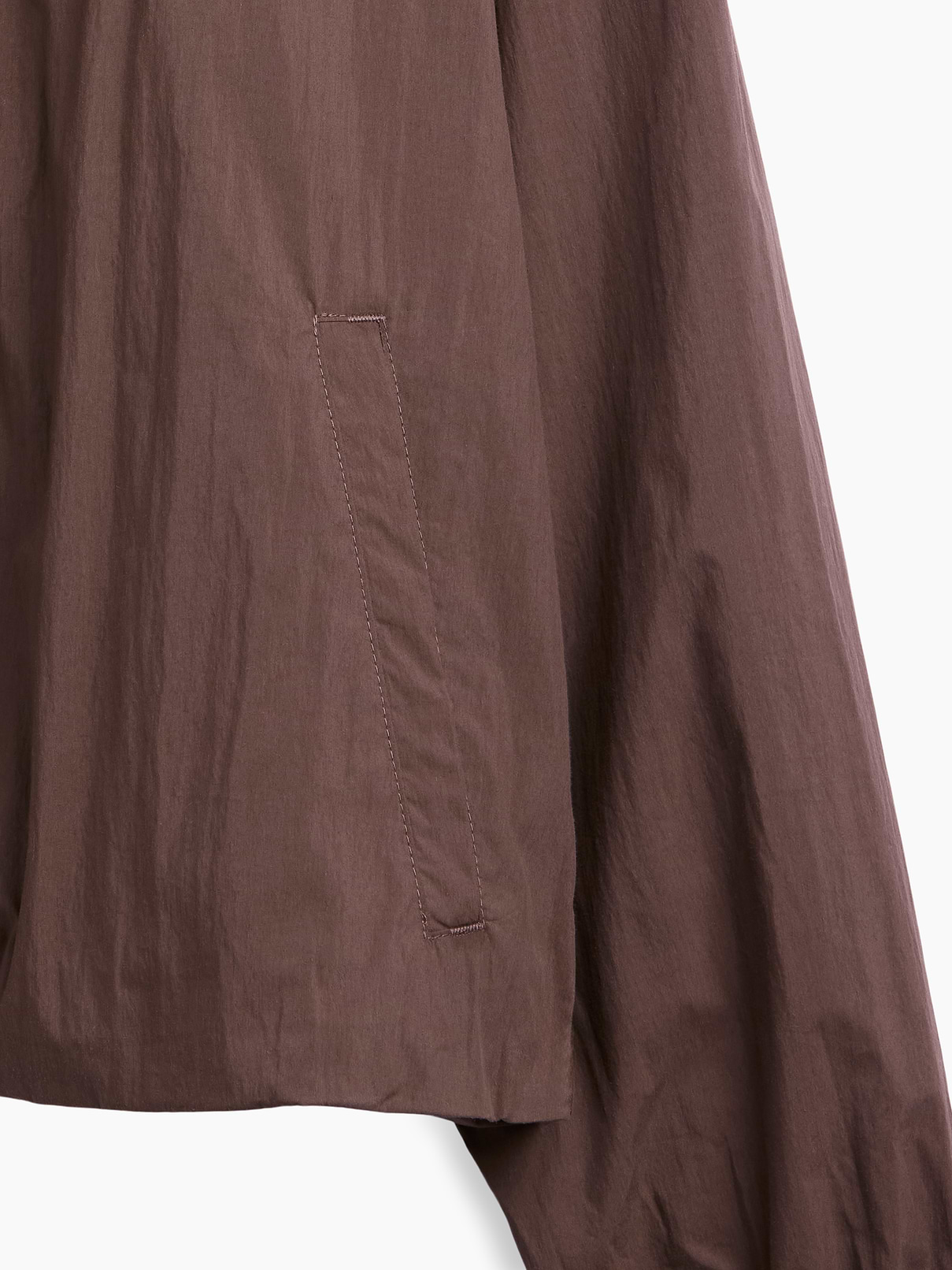 Image 3 of 5, Poplin Oversized Track Jacket
