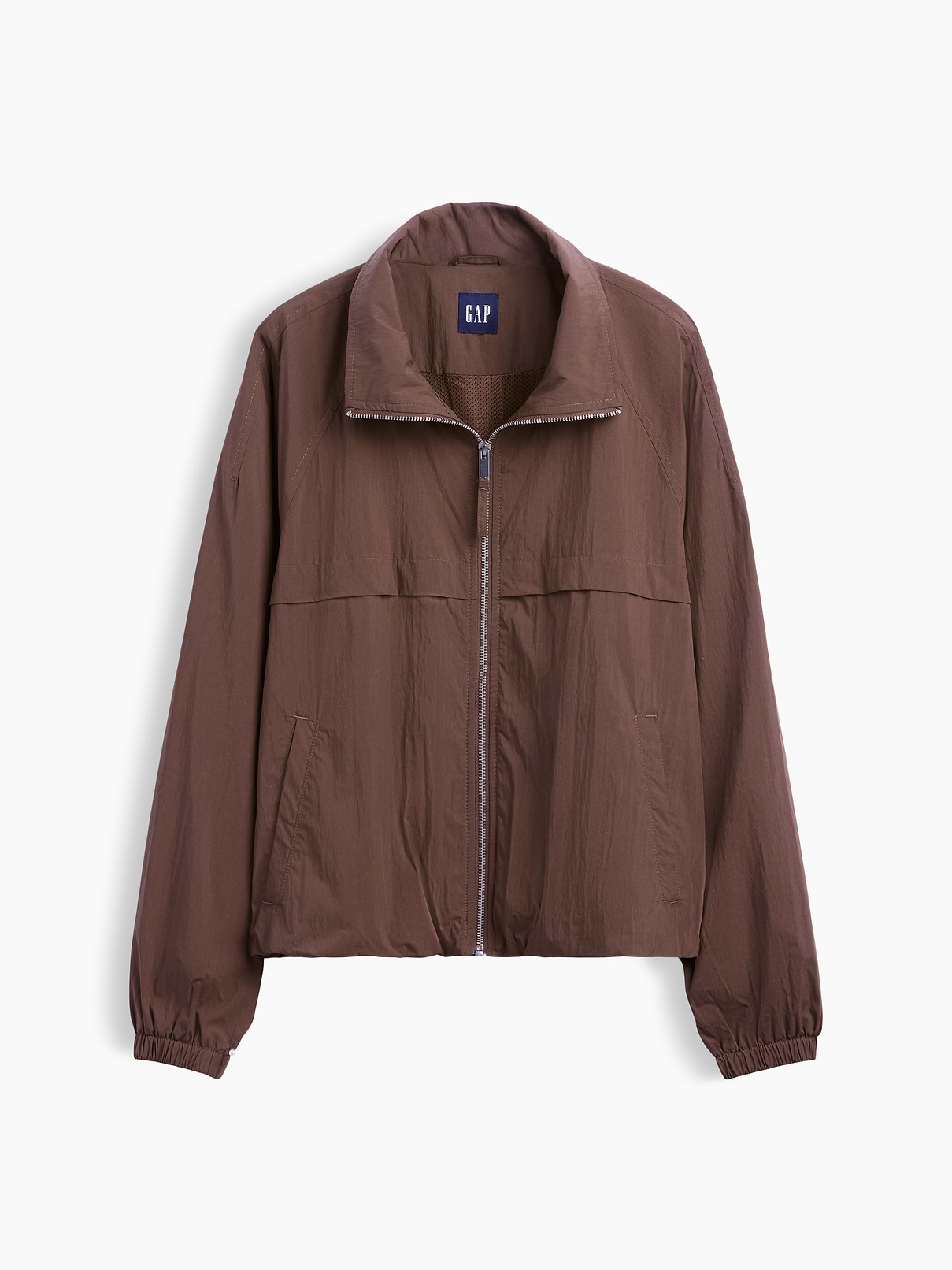 Image 5 of 5, Poplin Oversized Track Jacket