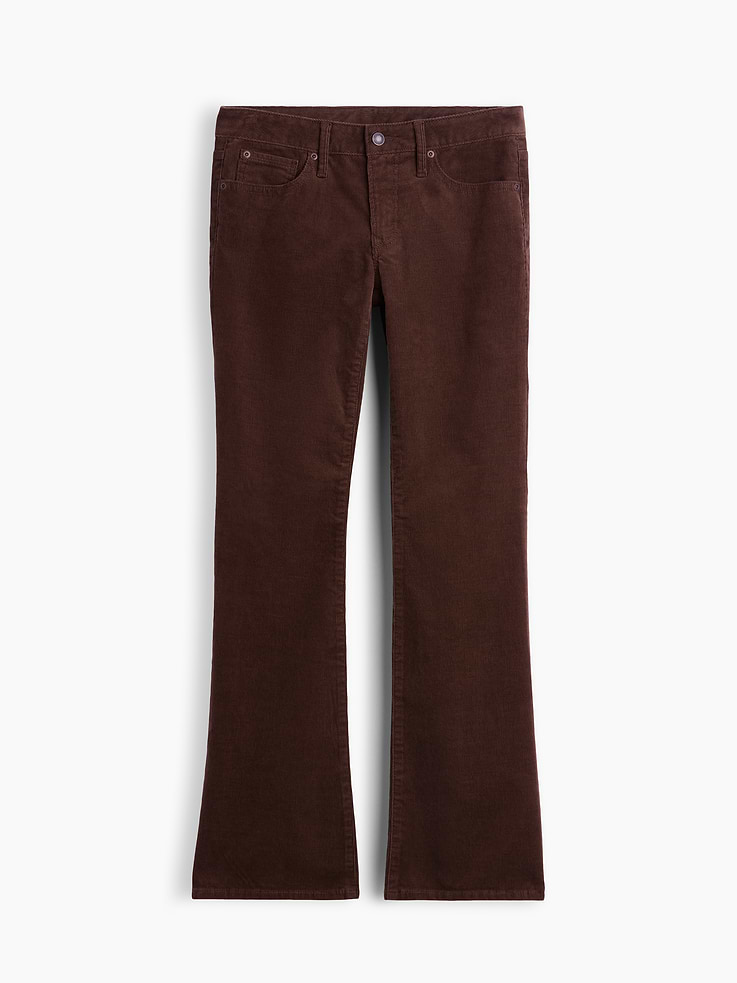 Image 6 of 6, Low Rise Corduroy Long & Lean Pants