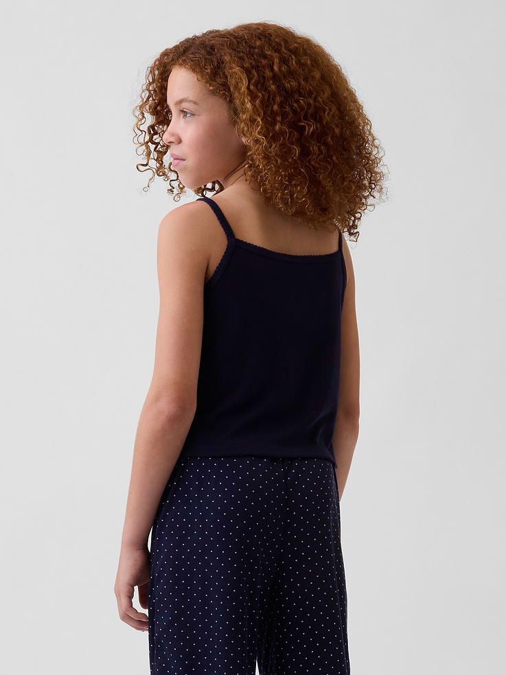 Image number 3 showing, Kids Recycled Pointelle PJ Cami