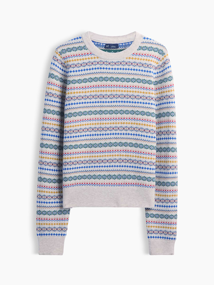 Image 5 of 5, CashSoft Crew Sweater