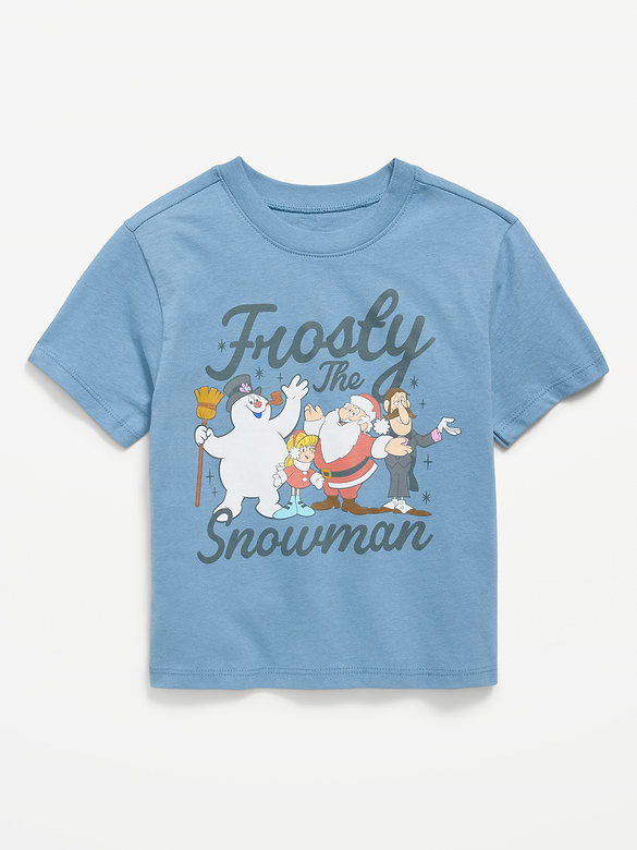 Frosty the Snowman™ Oversized Unisex Graphic T-Shirt for Toddler