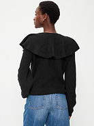 Image 2 of 3, SoSoft Cape-Collar Cardigan Sweater
