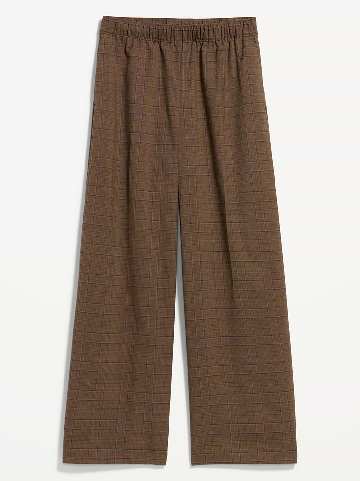 Image 9 of 9, High-Waisted Wide-Leg Trouser