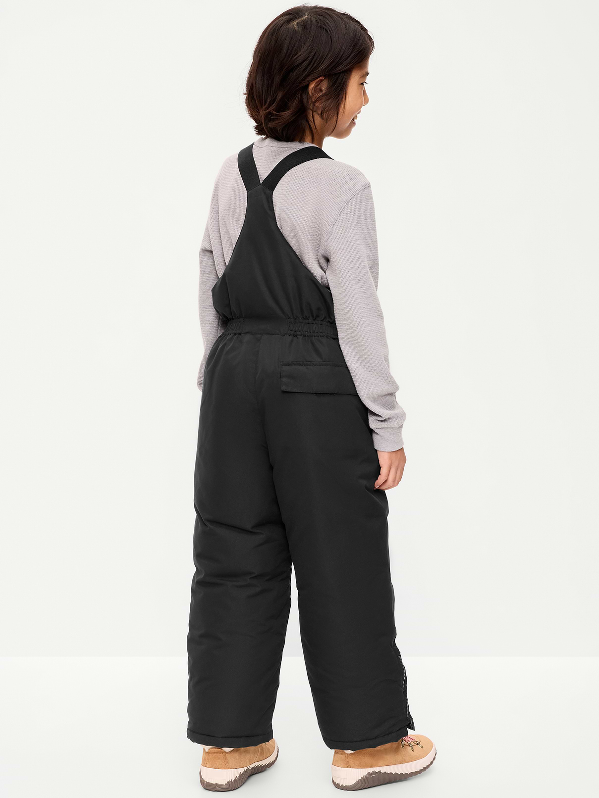 Image 2 of 4, Water-Resistant Gender-Neutral Snow-Bib Overalls for Kids