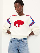 Image number 3 showing, Buffalo Bills Cropped Sweater for Women