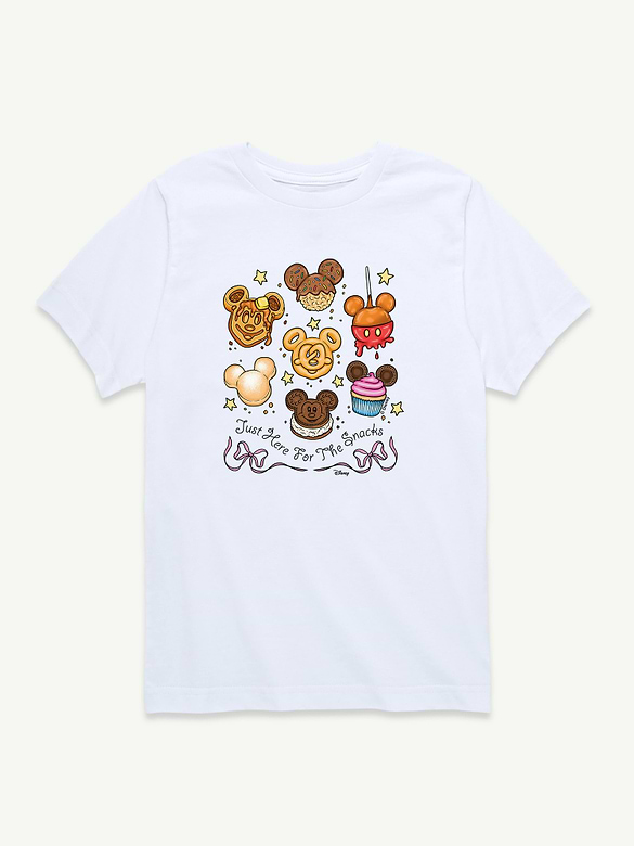 Disney Here For The Snacks Short Sleeve T-Shirt For Toddler