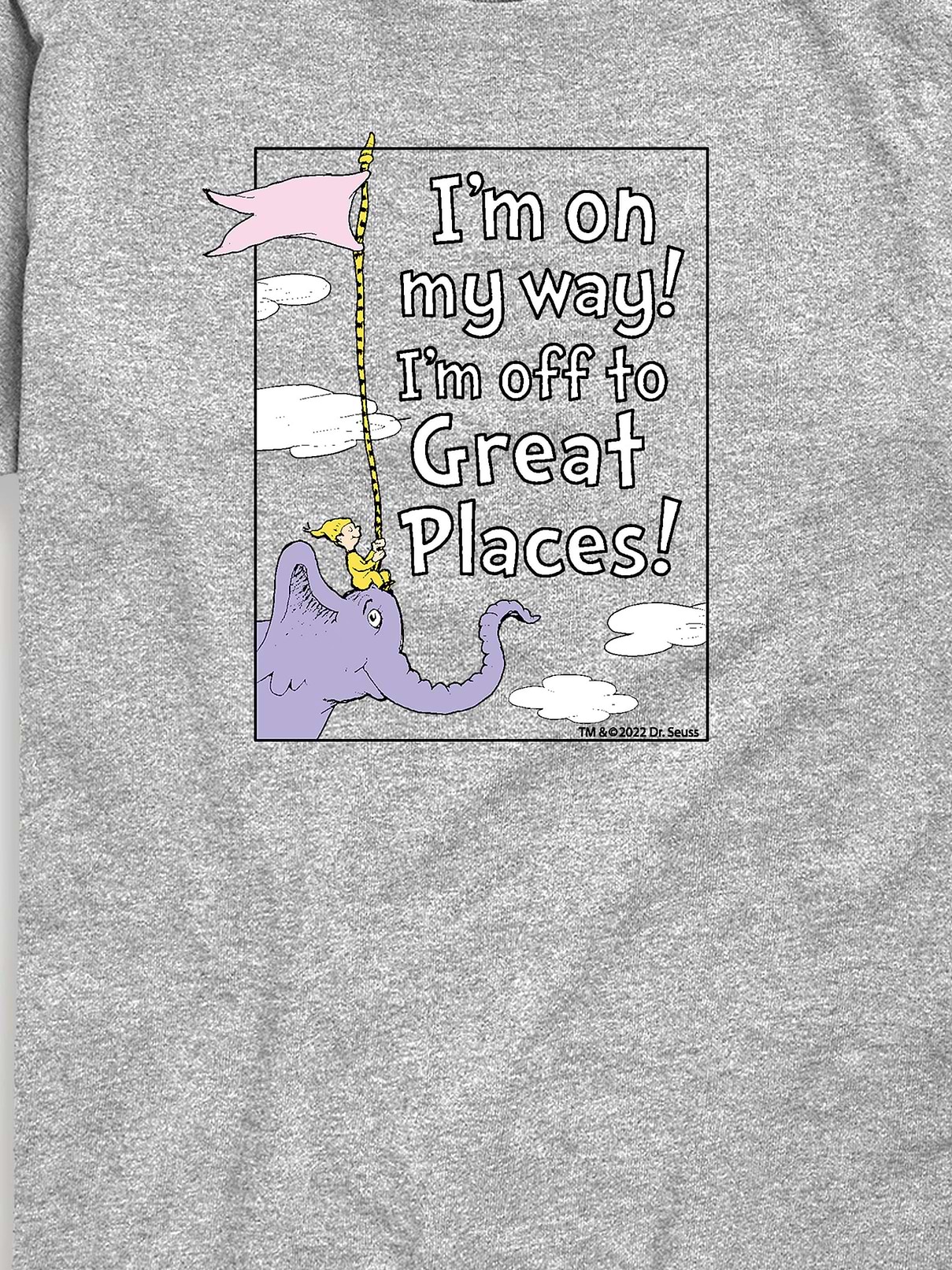 Image 2 of 4, Dr Seuss On My Way To Great Places Short Sleeve T-Shirt For Toddler