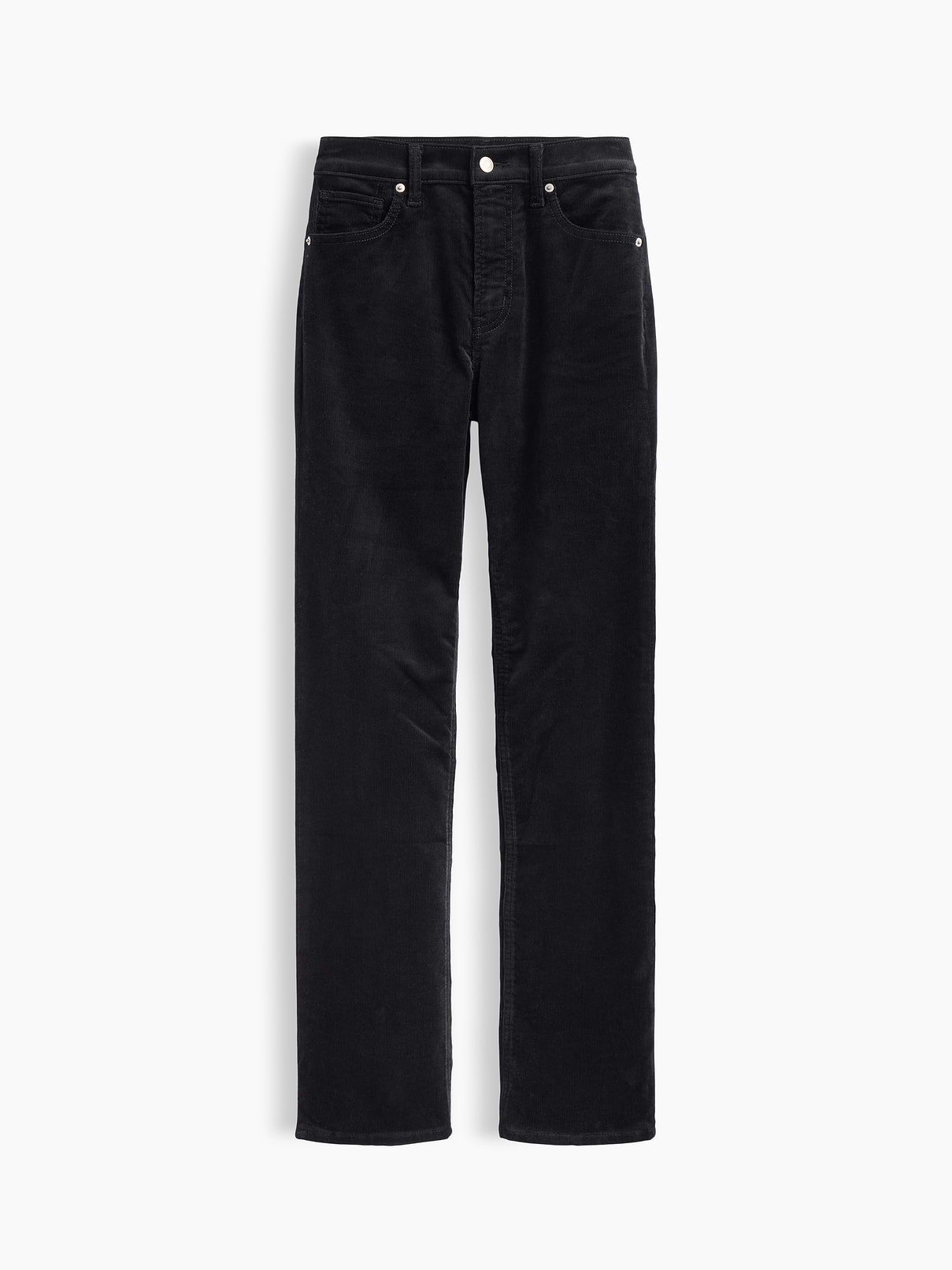 Image 5 of 5, High Rise '90s Slim Straight Corduroy Pants