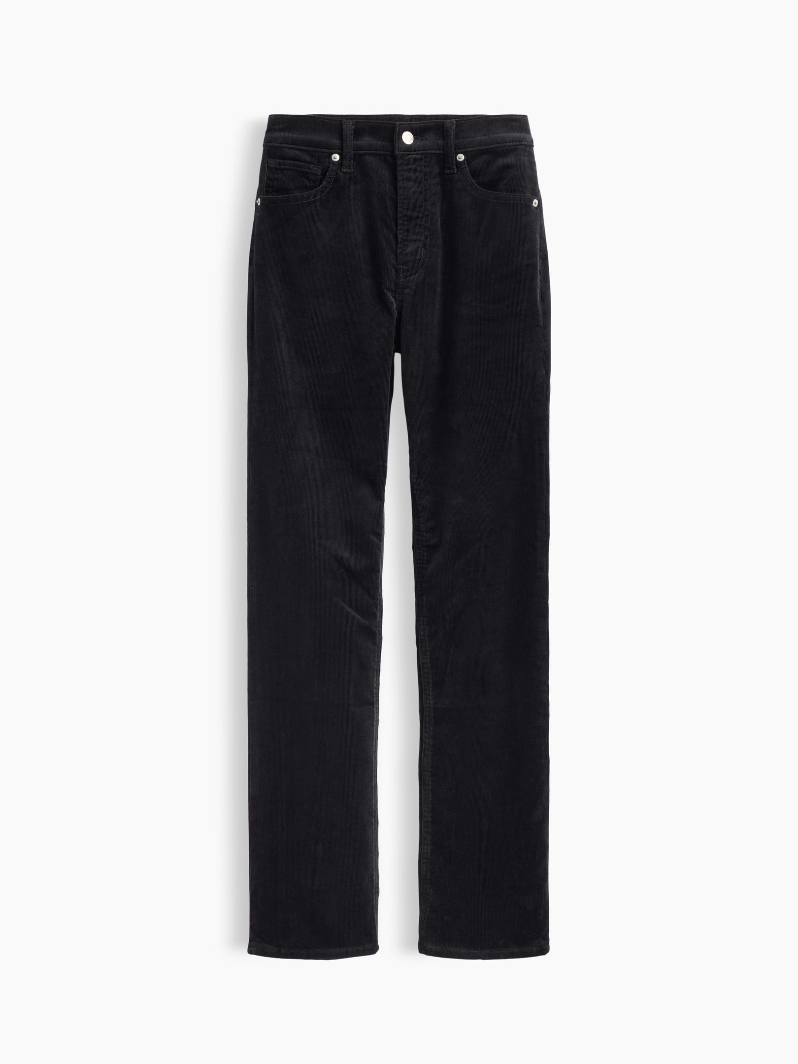 Image 5 of 5, High Rise '90s Slim Straight Corduroy Pants