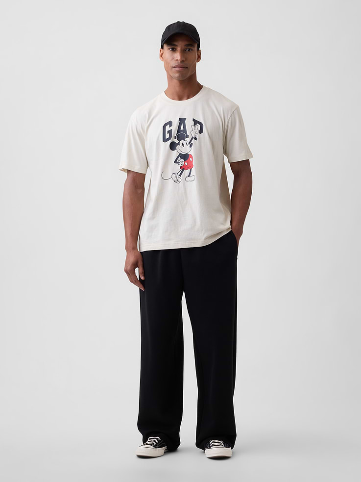 Image 3 of 5, Gap × Disney Mickey Mouse Everyday Soft Relaxed Logo T-Shirt