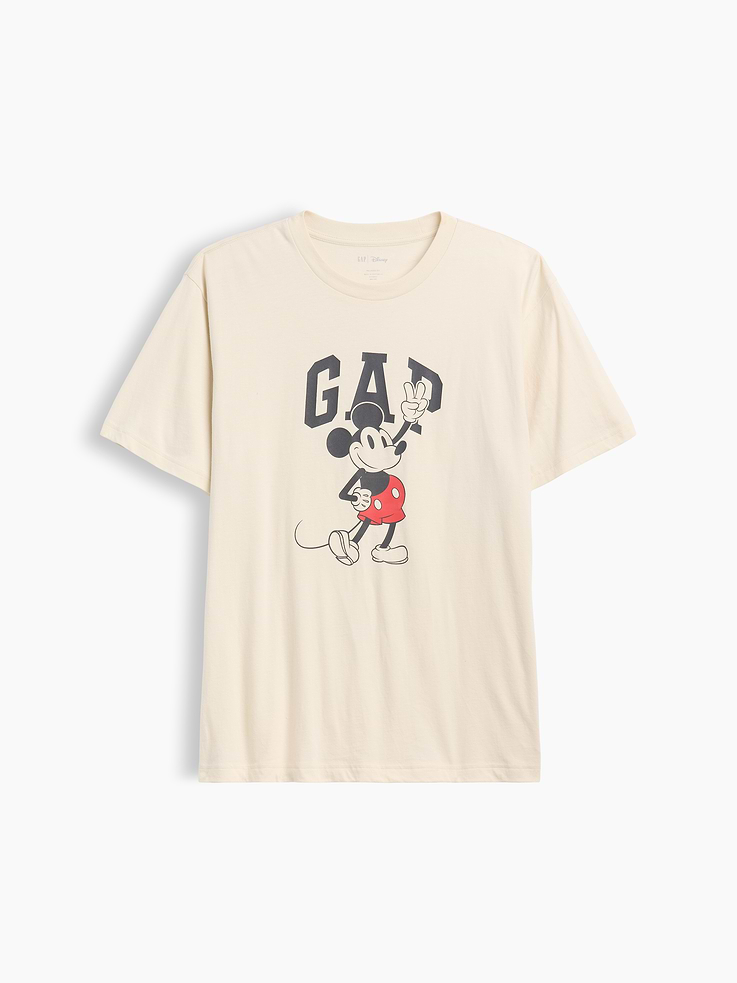 Image 5 of 5, Gap × Disney Mickey Mouse Everyday Soft Relaxed Logo T-Shirt