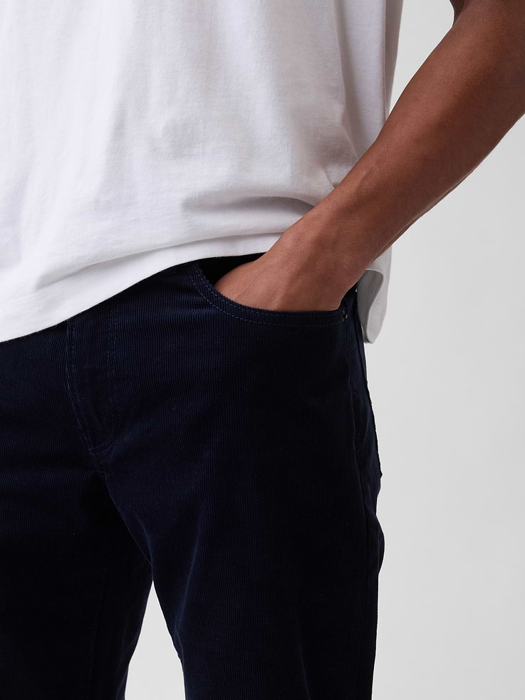 Image 4 of 5, Straight Corduroy Pants
