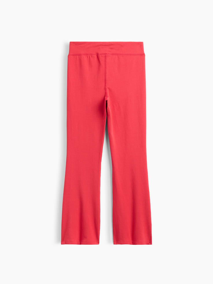 Image number 2 showing, Kids Stretch Jersey Flare Leggings