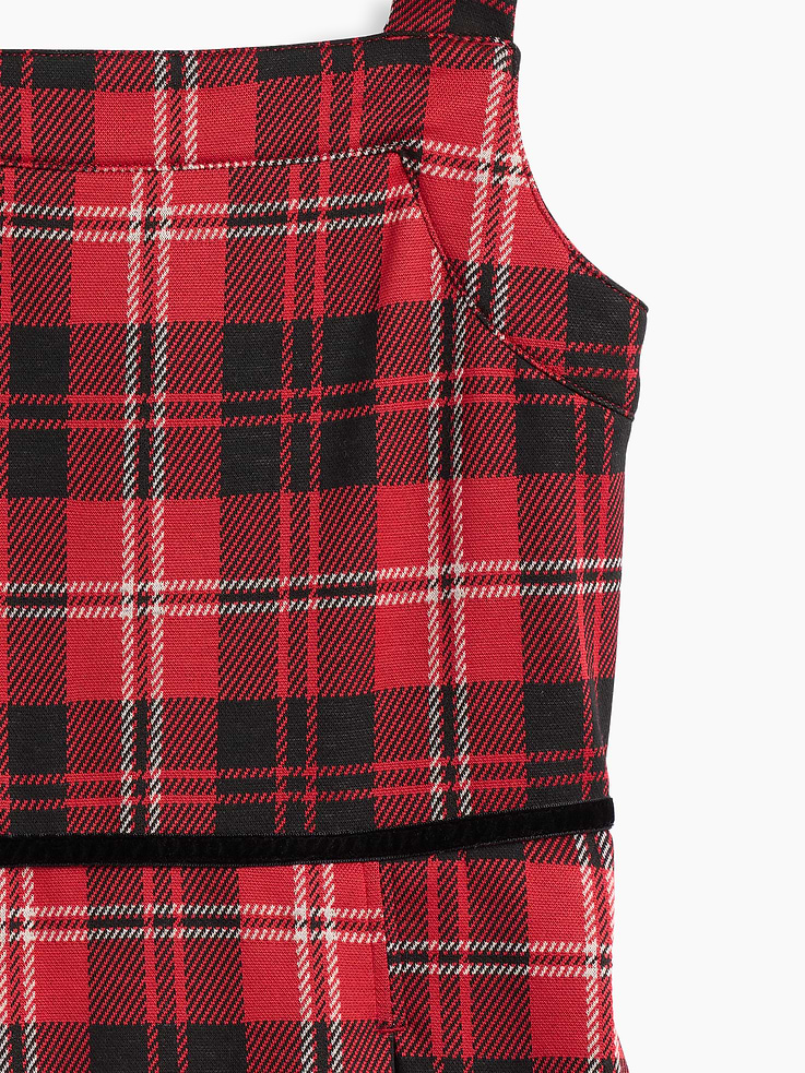 Image 2 of 3, Kids Plaid Squareneck Jumper