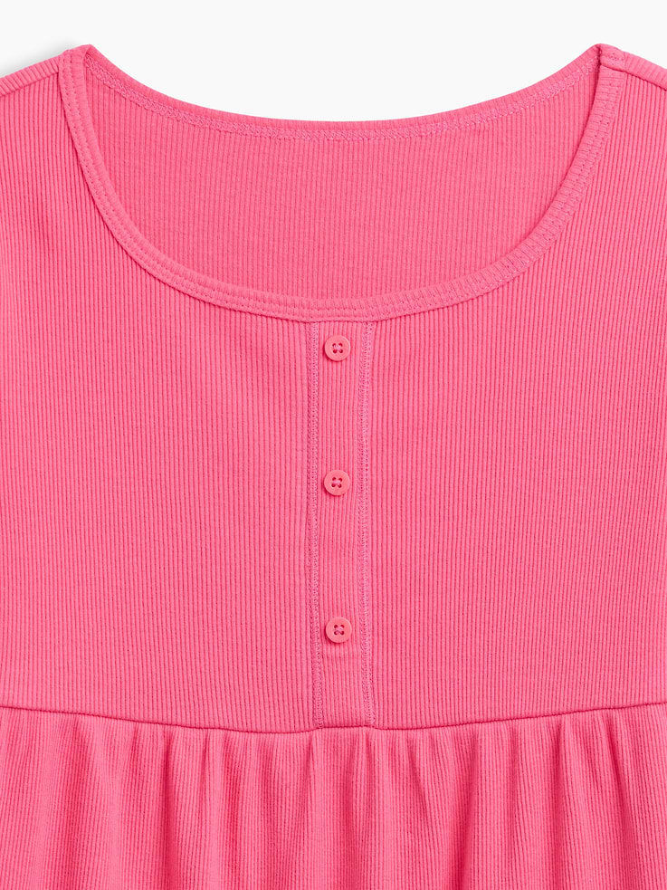 Image number 2 showing, Kids Ribbed Peplum Top