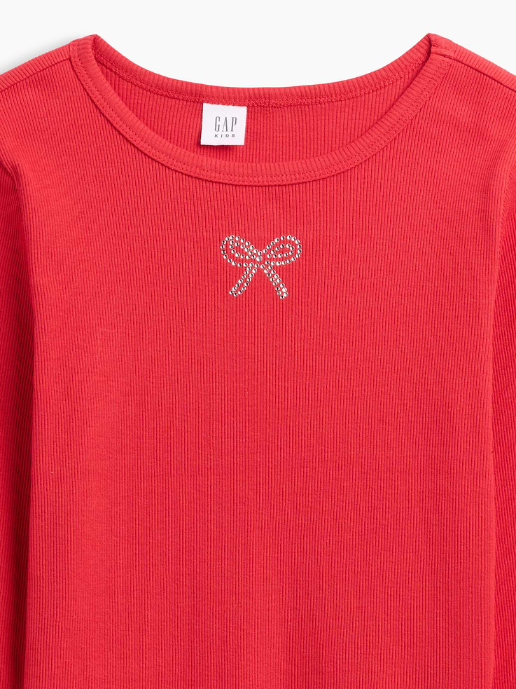 Image 2 of 3, Kids Ribbed T-Shirt
