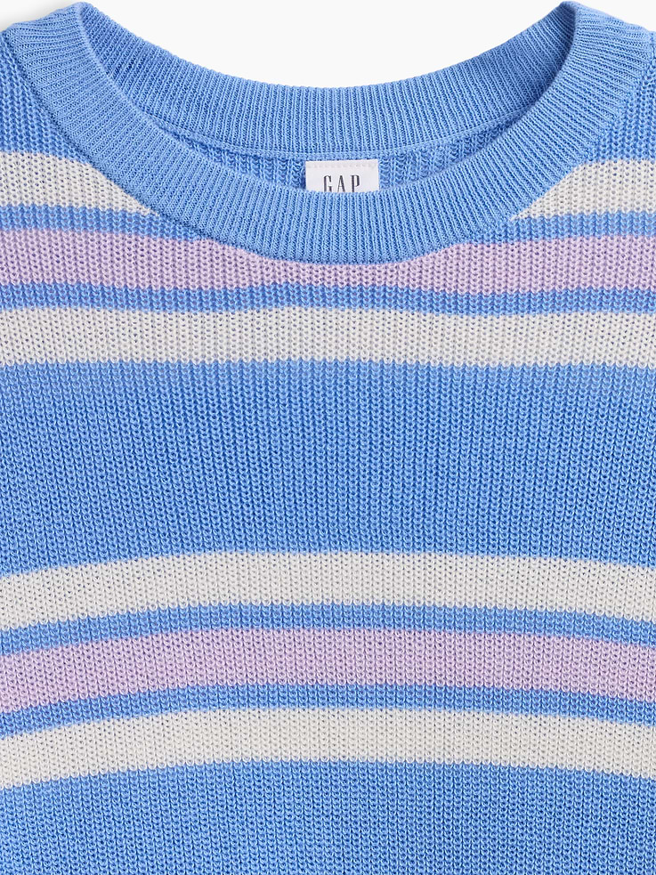 Image 2 of 3, Kids Relaxed Intarsia Sweater