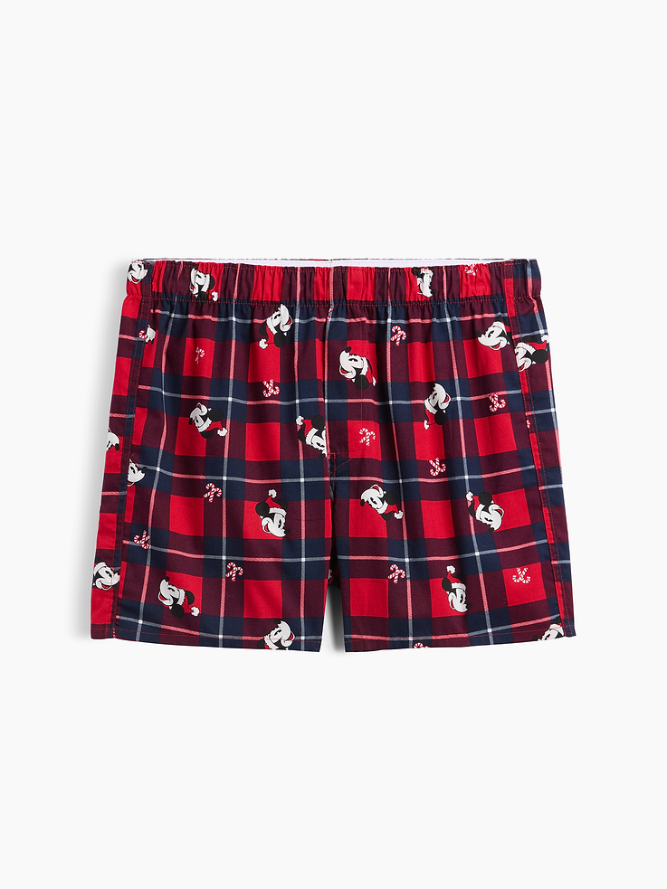 Image 1 of 1, A very special collaboration between Gap and Disney— two timeless, iconic American brands— led us to create a collection that celebrates Mickey Mouse and Minnie Mouse., Smooth poplin weave., Elasticized waist., Allover print., Shop matching PJs for all., Product #1179620
