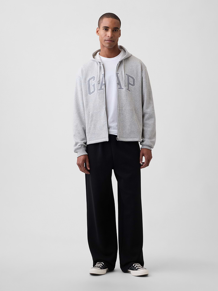 Image 3 of 4, Adult Boxy Gap Logo Zip Hoodie