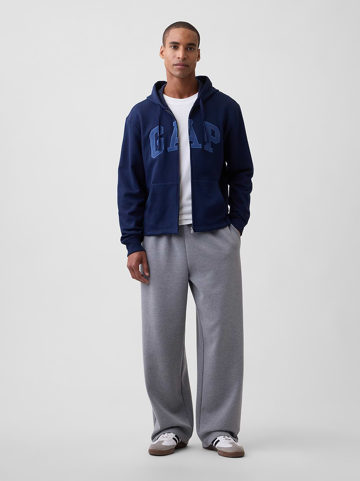Image 3 of 4, Adult Boxy Gap Logo Zip Hoodie