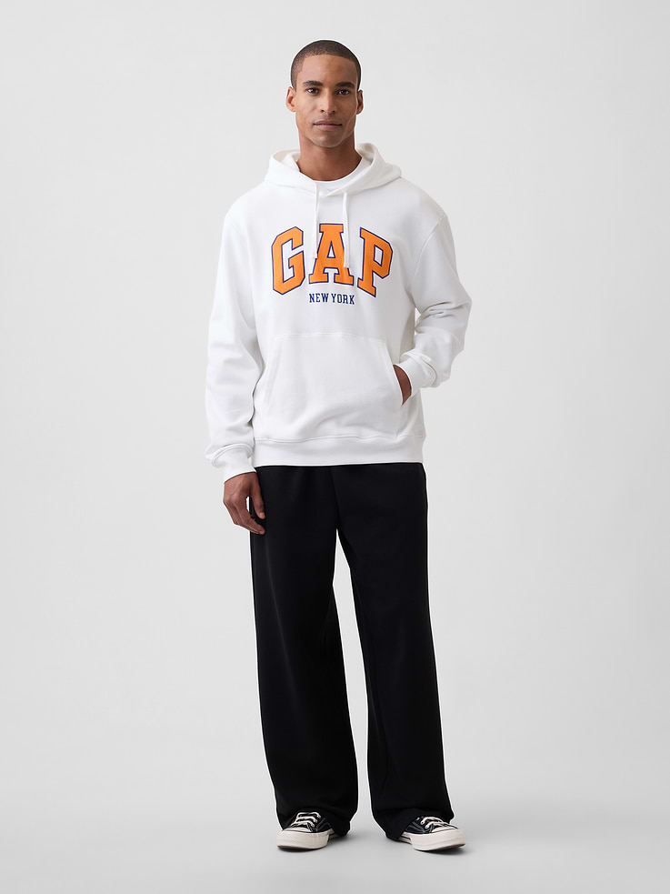Image 3 of 4, Relaxed Gap NY Logo Hoodie