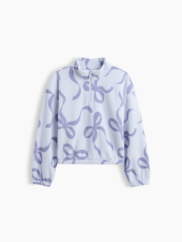 Kids Relaxed Polar Fleece Half-Zip Sweatshirt