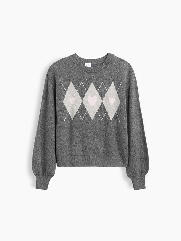 Kids CashSoft Relaxed Crewneck Sweater