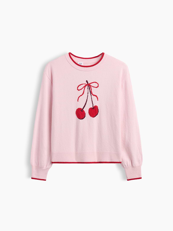 Kids CashSoft Relaxed Crewneck Sweater