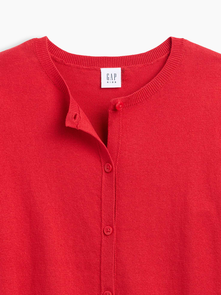 Image 2 of 3, Kids Crewneck Cardigan