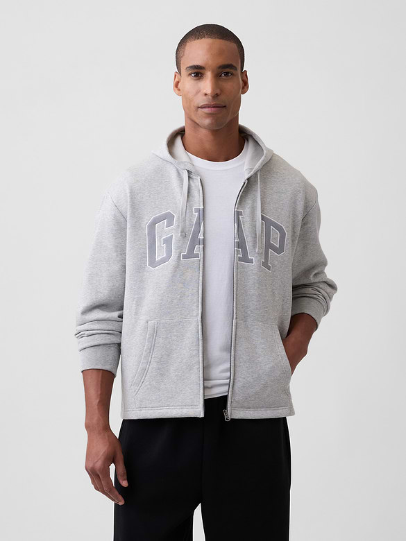 Adult Boxy Gap Logo Zip Hoodie