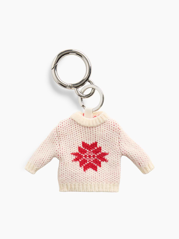 Knit Sweater Keychain Charm