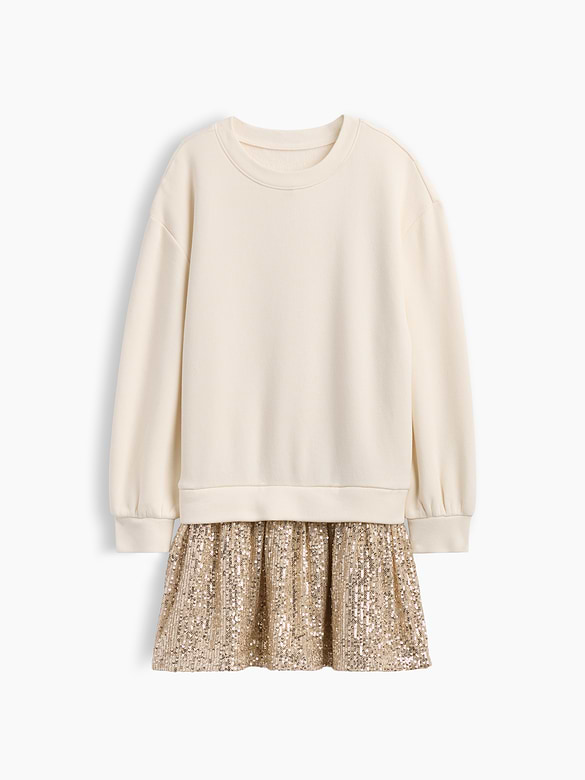 Kids Oversized Sweatshirt Dress