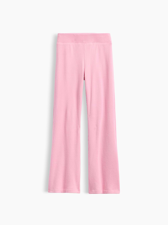 Kids Recycled Waffle-Knit Flare Leggings