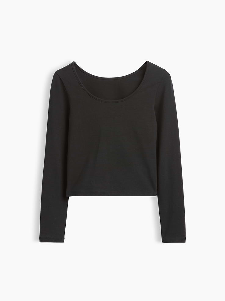 Image number 2 showing, Kids Scoop-Back Fitted T-Shirt