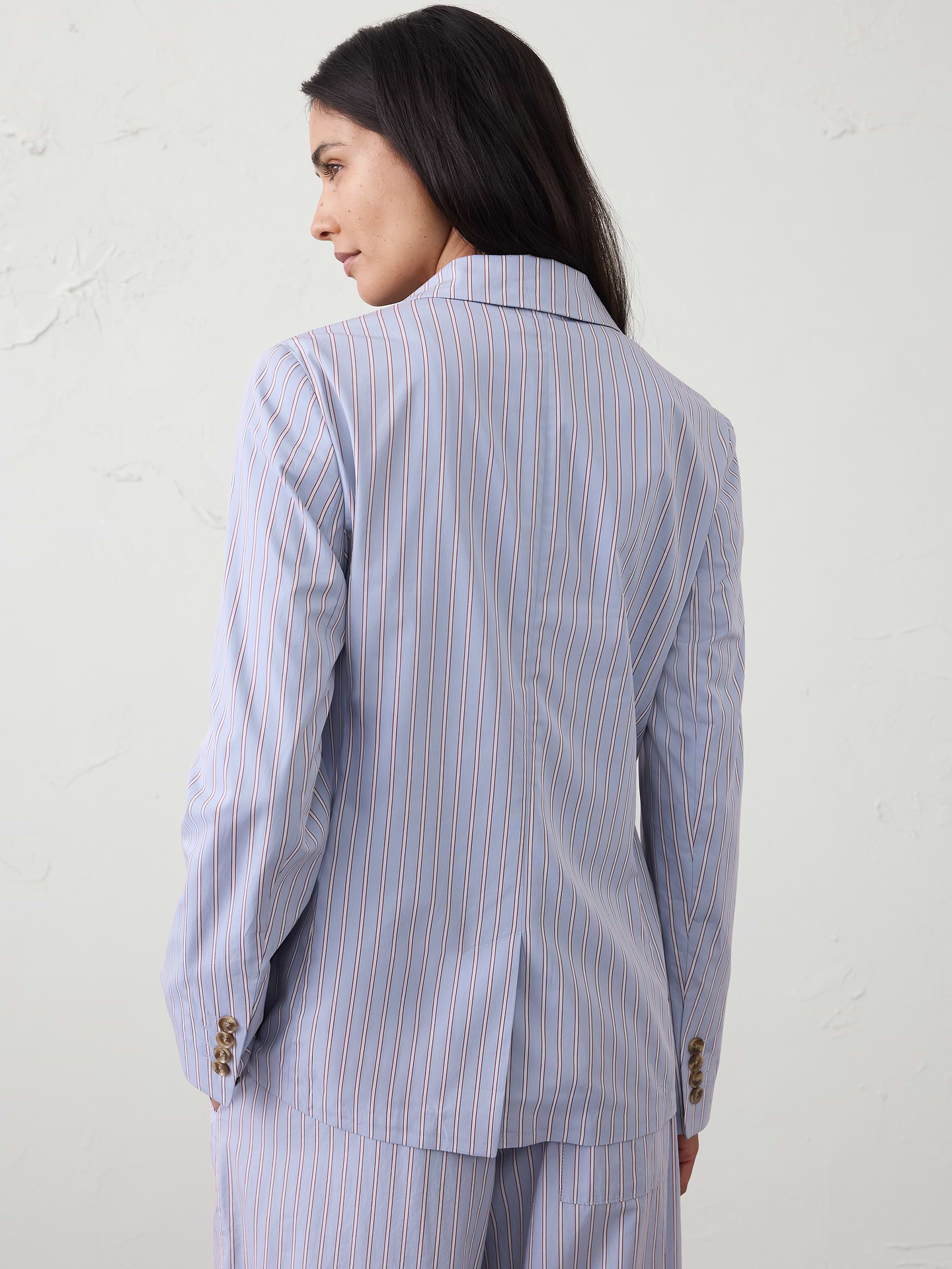 Image 2 of 4, Poplin Blazer