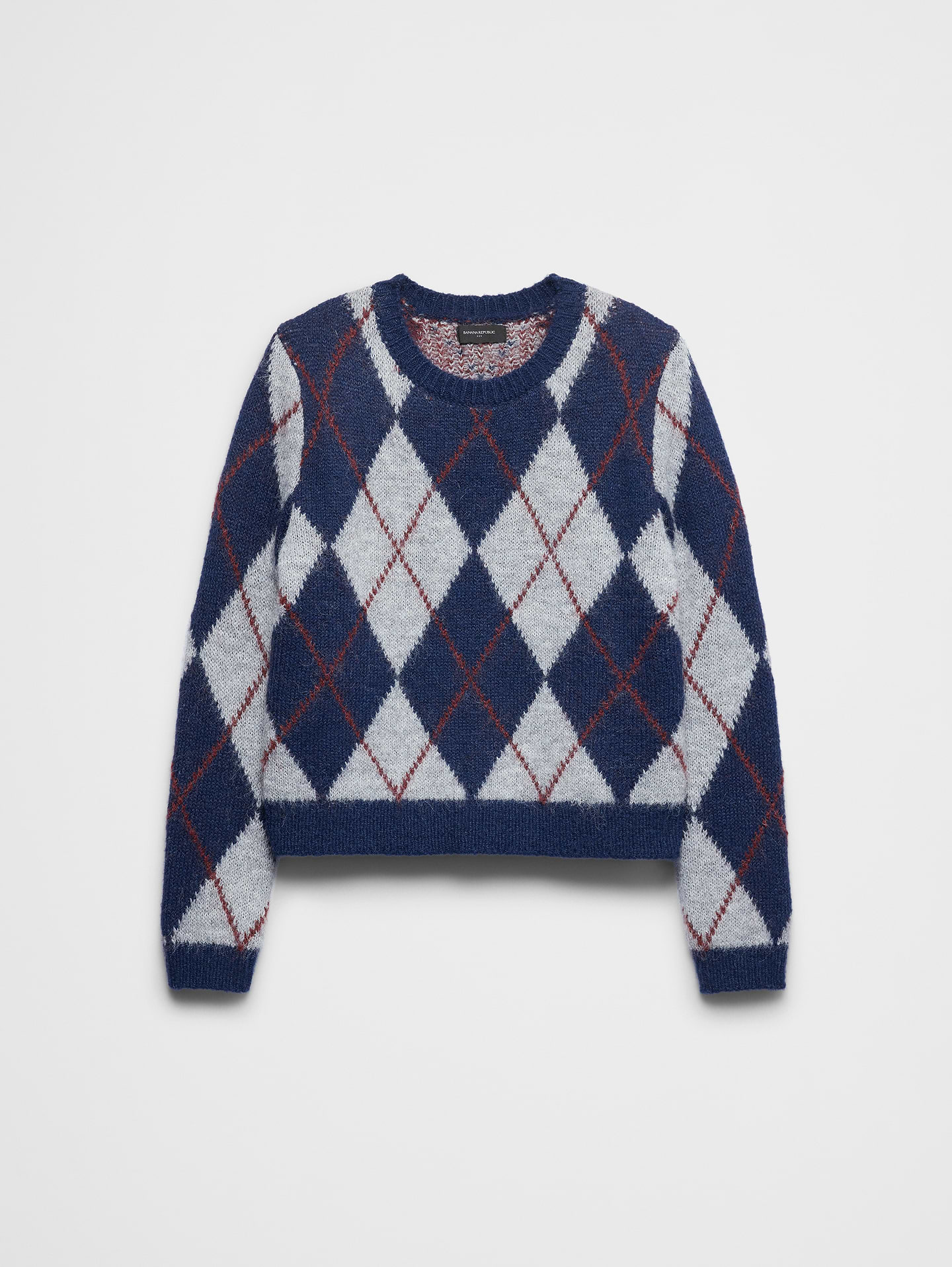Image number 4 showing, Plush Argyle Sweater