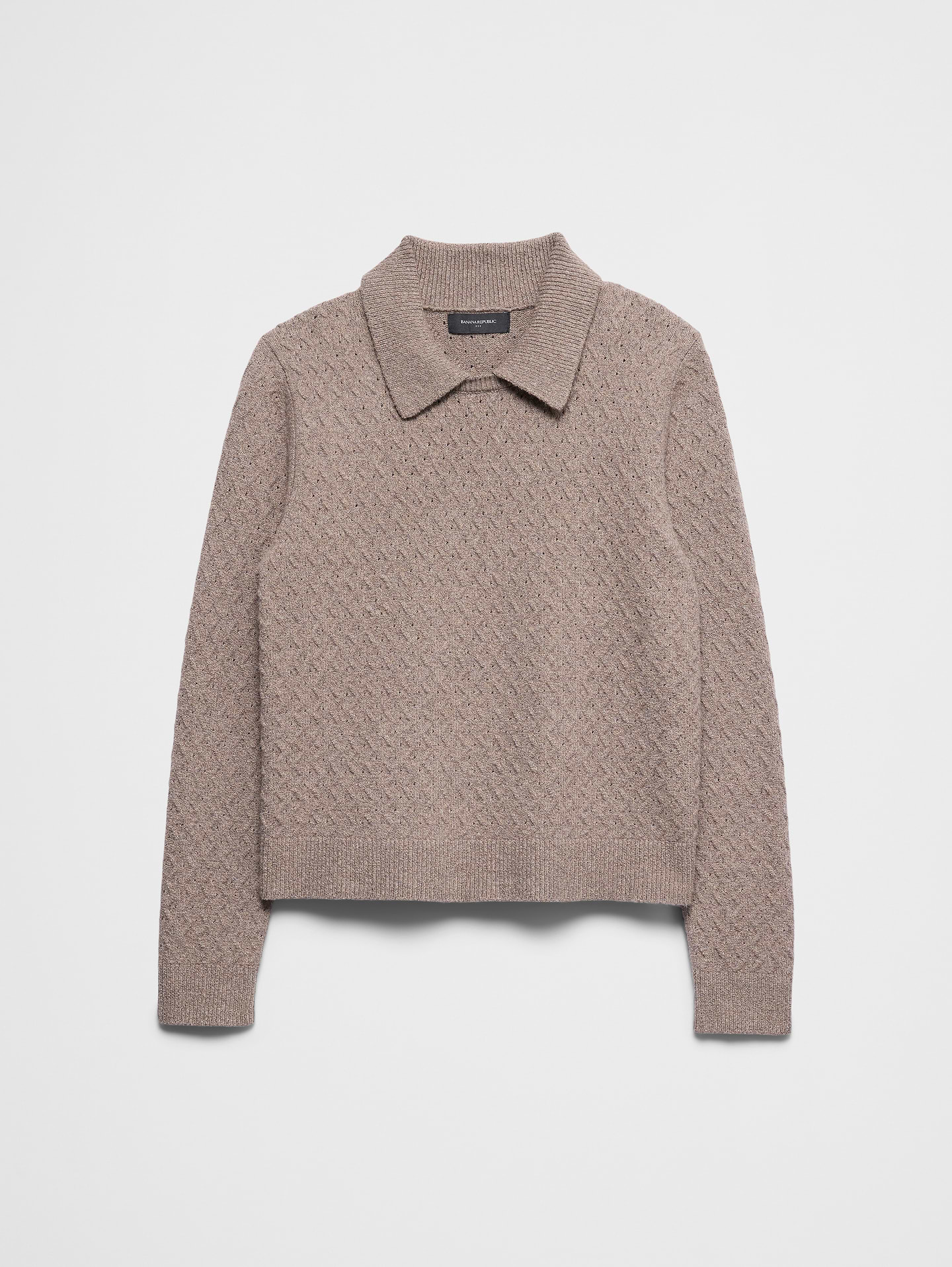 Image number 4 showing, Boucle Collar-Neck Sweater