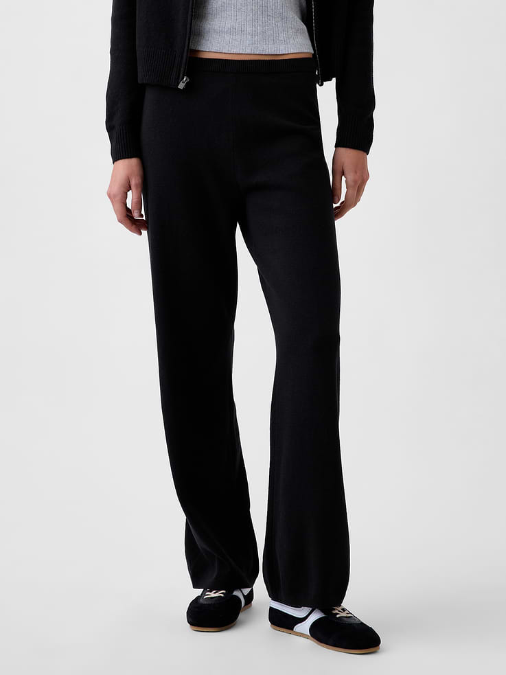 Image 2 de 5, Pantalon ample Effet cachemire