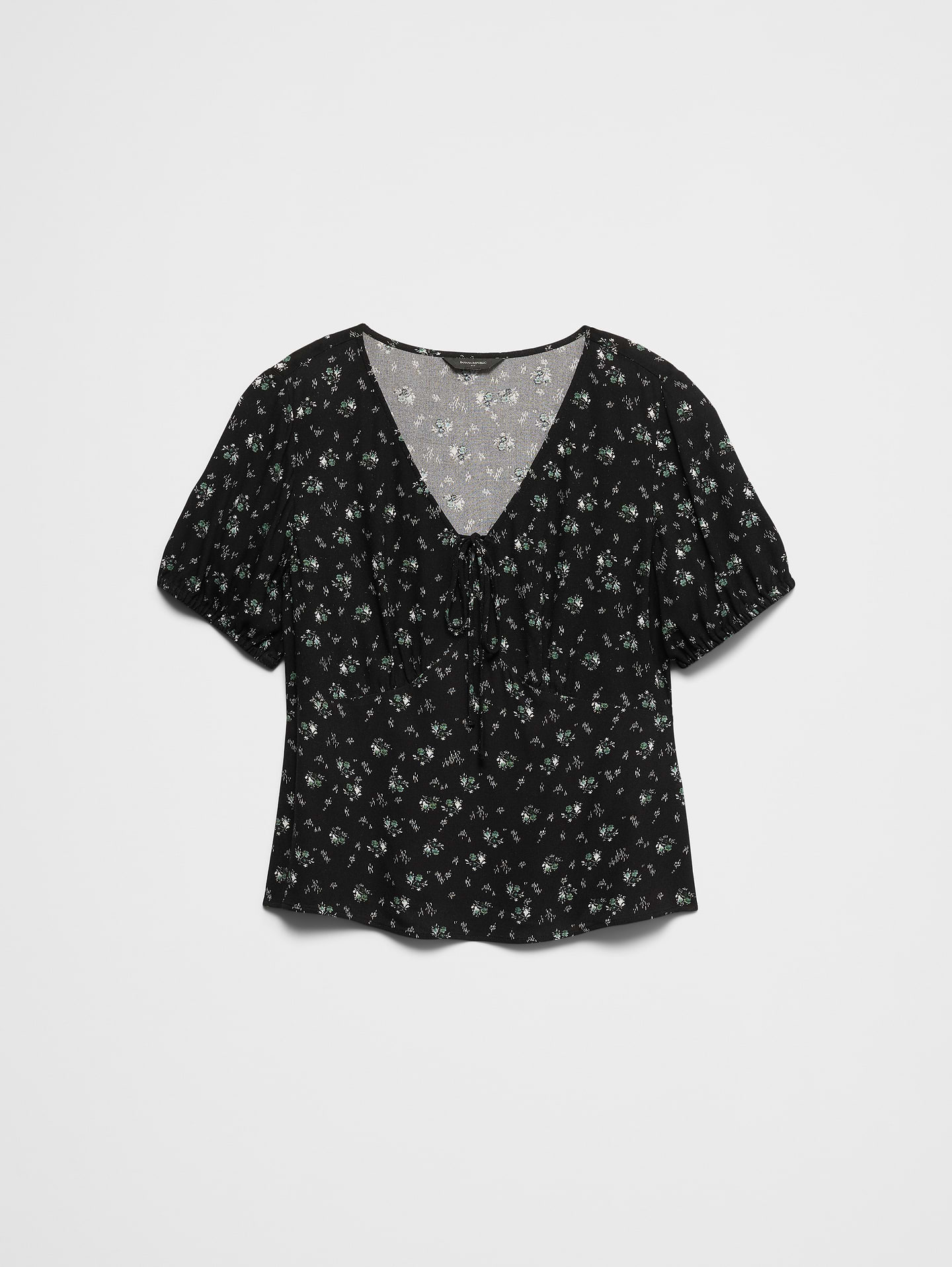 Image number 4 showing, Tie-Front Peplum Top