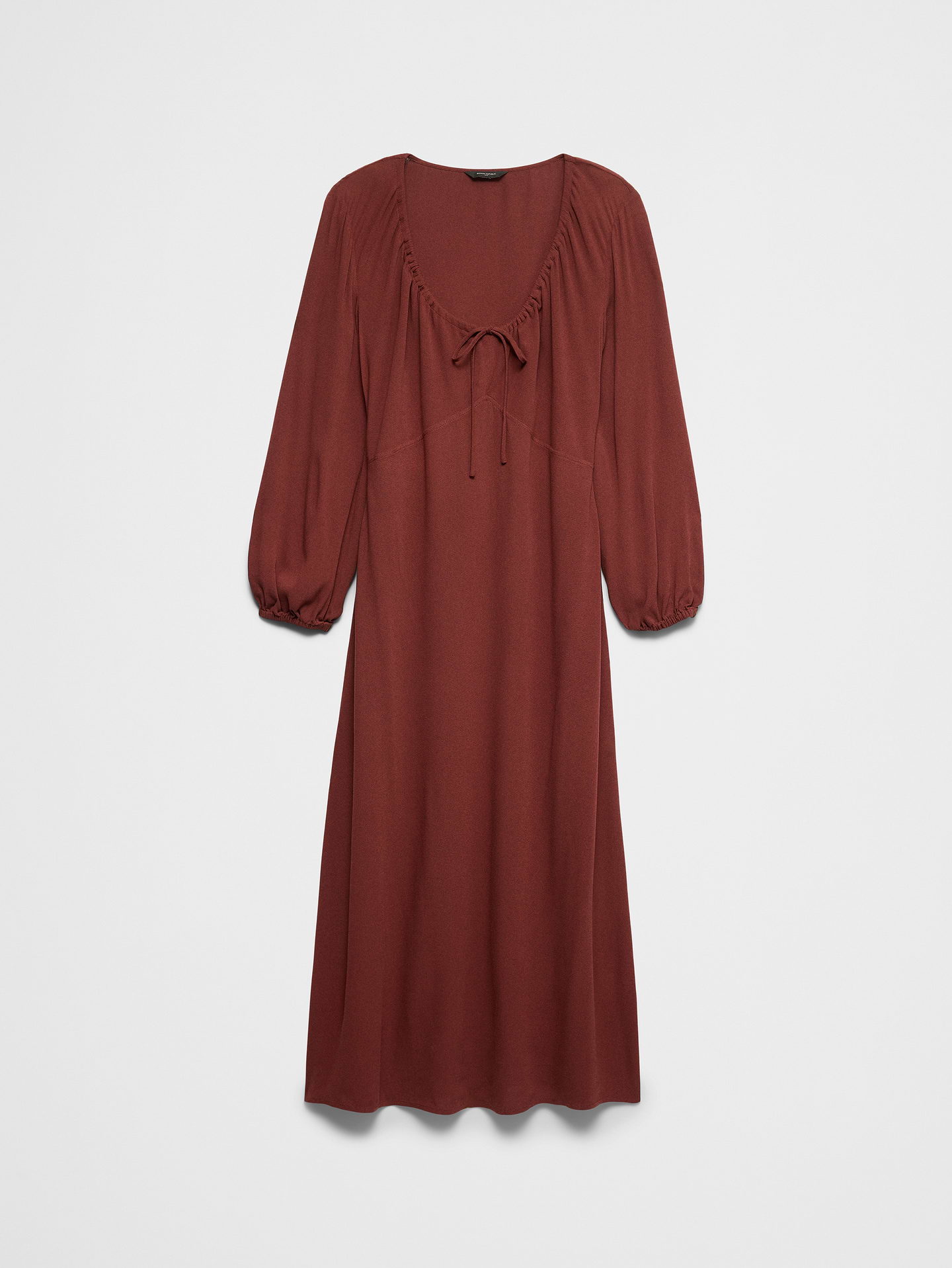 Image number 4 showing, Cinched Scoop-Neck Midi Dress