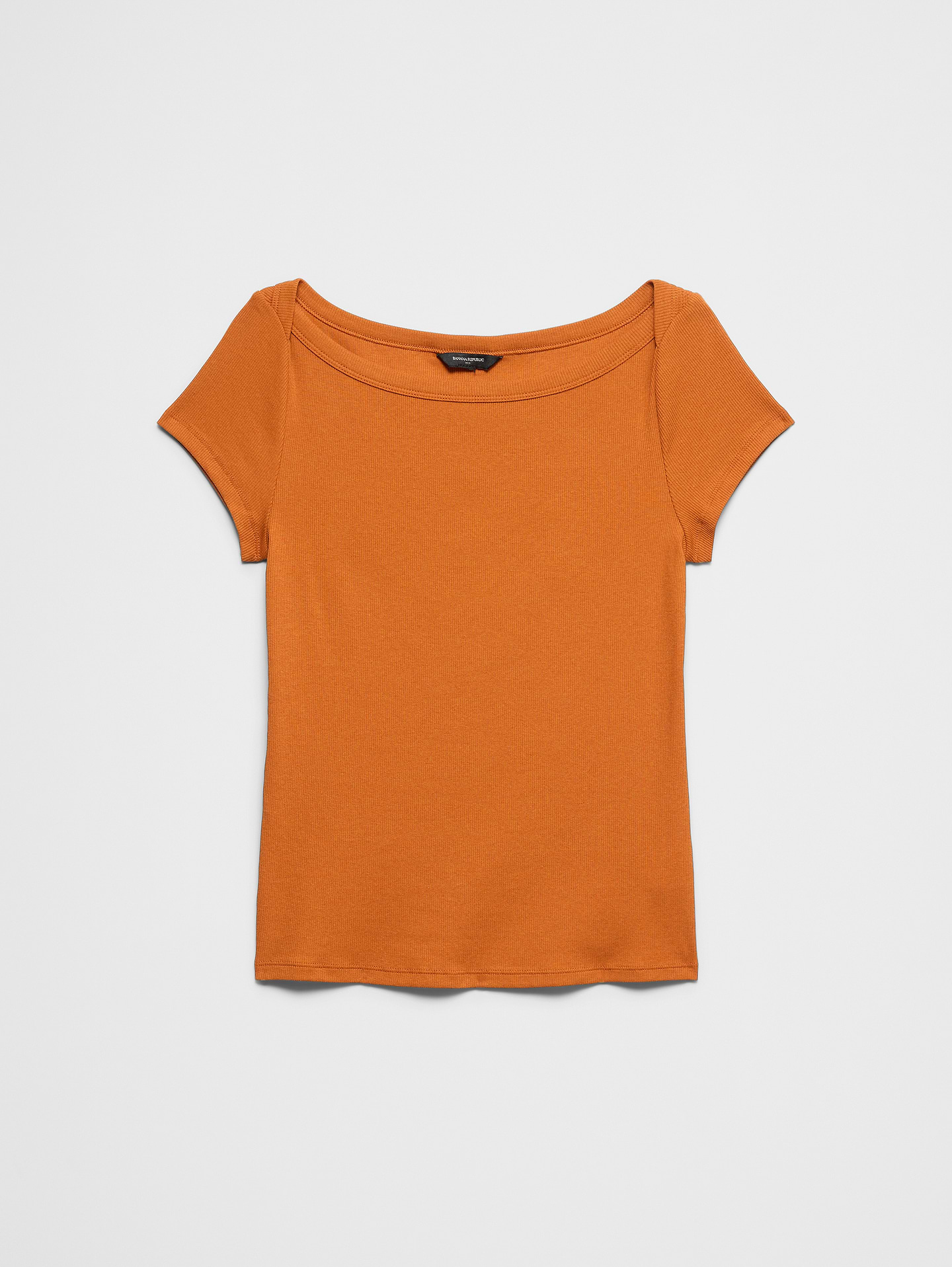 Image number 4 showing, Ribbed Boatneck Top