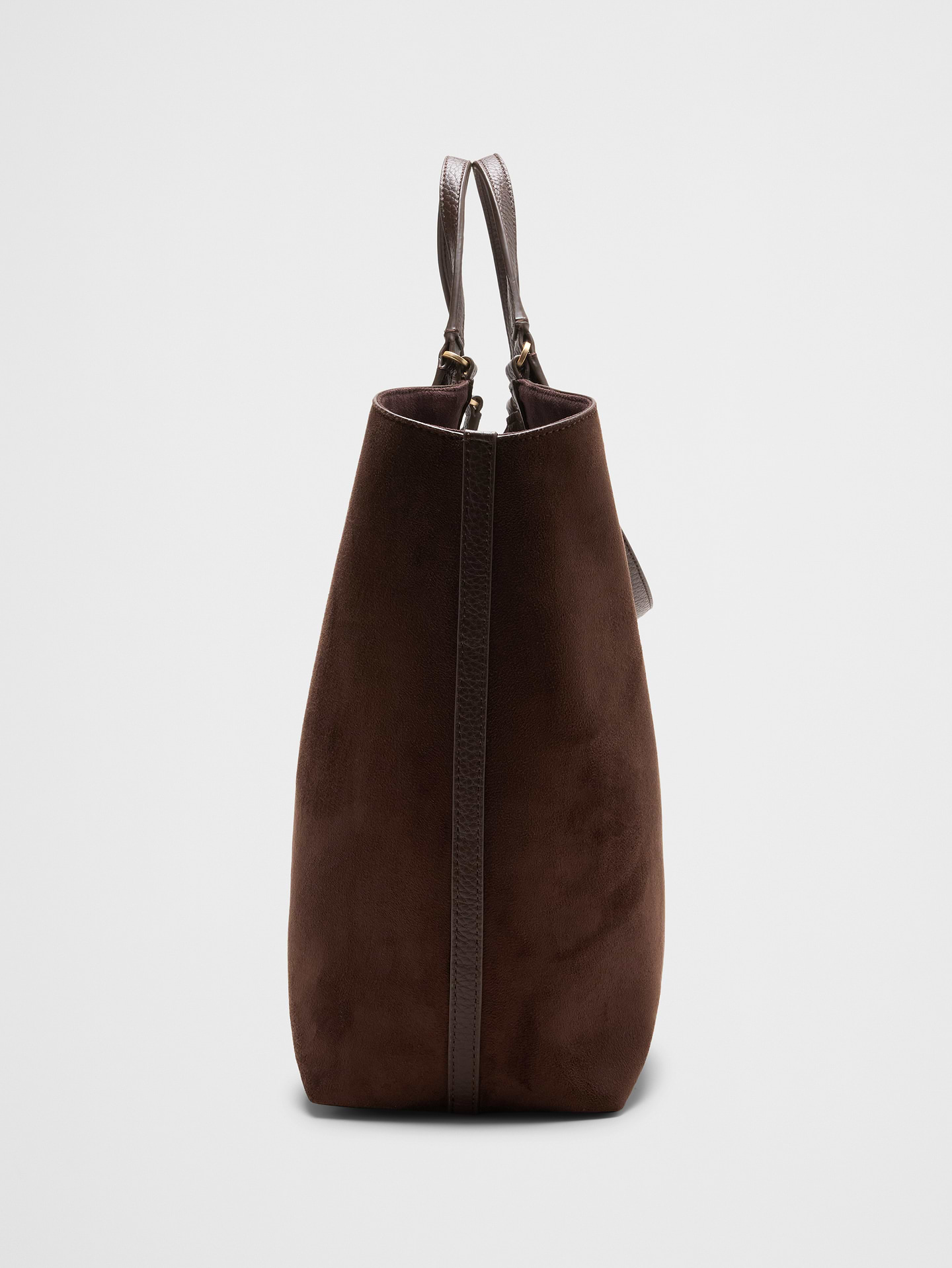 Image 3 of 5, Vegan Leather Double Handle Tote