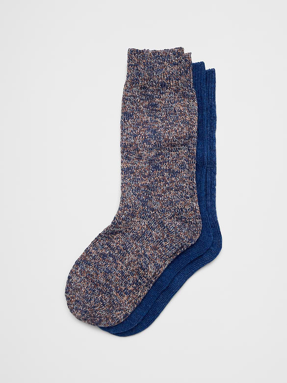 Mens Cozy Gifting Socks (2 Pack)