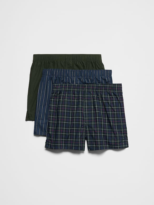 Cotton Boxers (3 Pack)