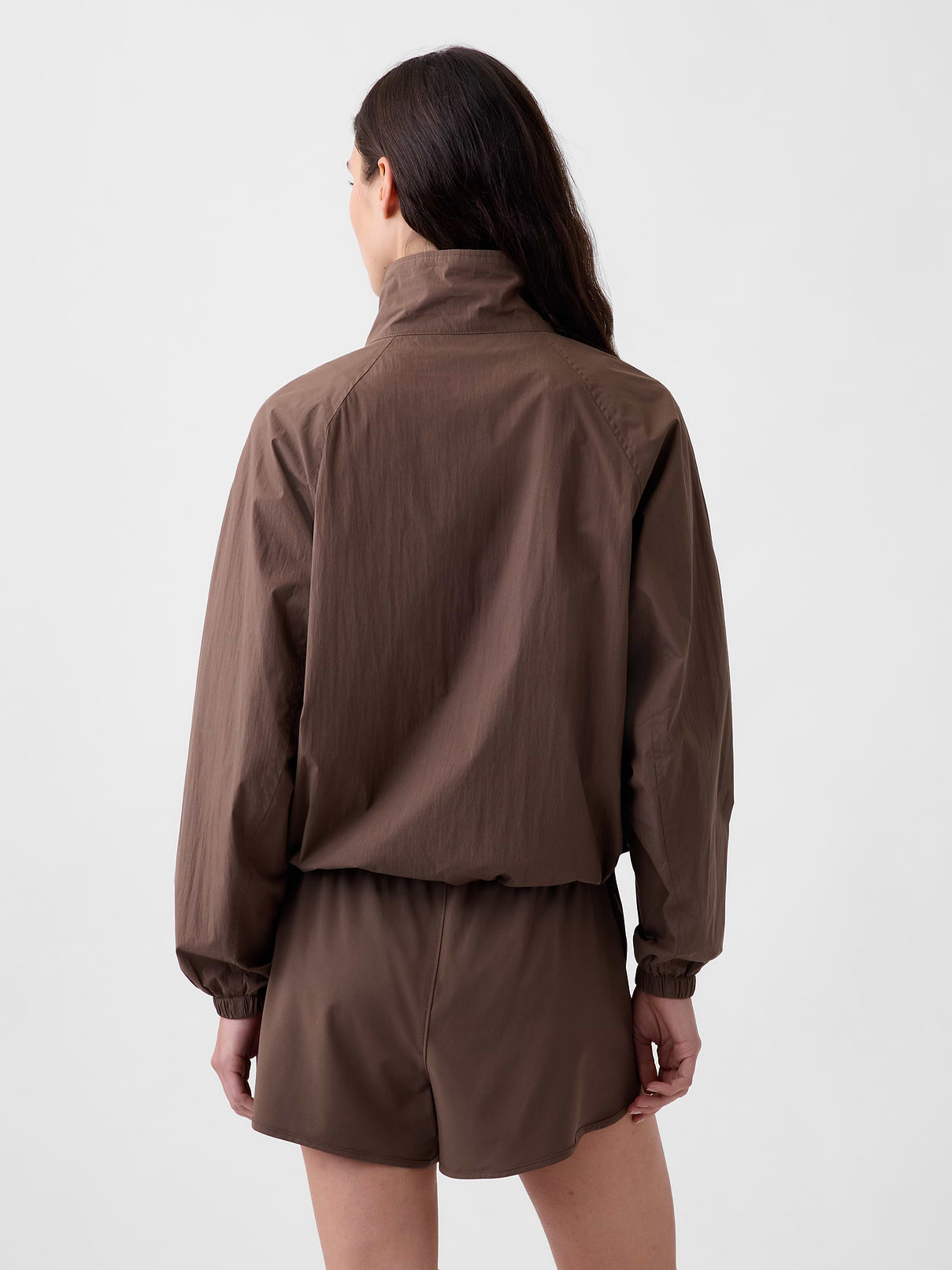 Image 2 of 5, Poplin Oversized Track Jacket