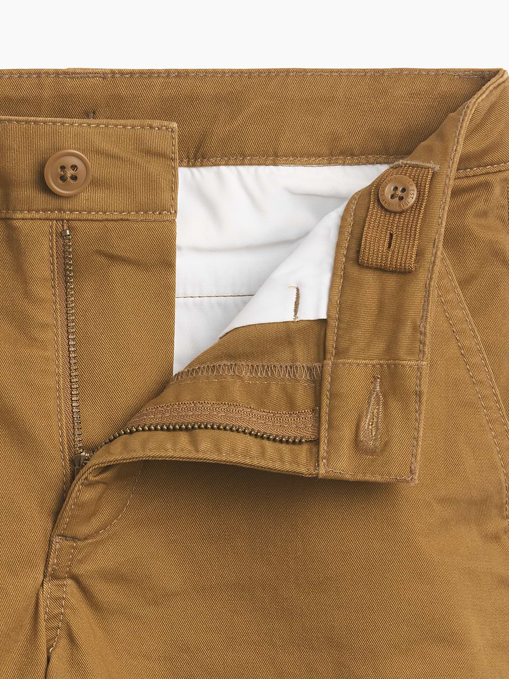 Image number 5 showing, Kids Uniform Stretch Relaxed Khaki Shorts