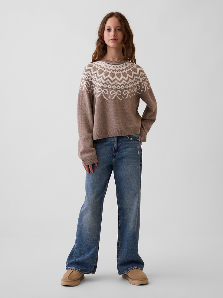 Image 4 of 5, Kids CashSoft Oversized Sweater